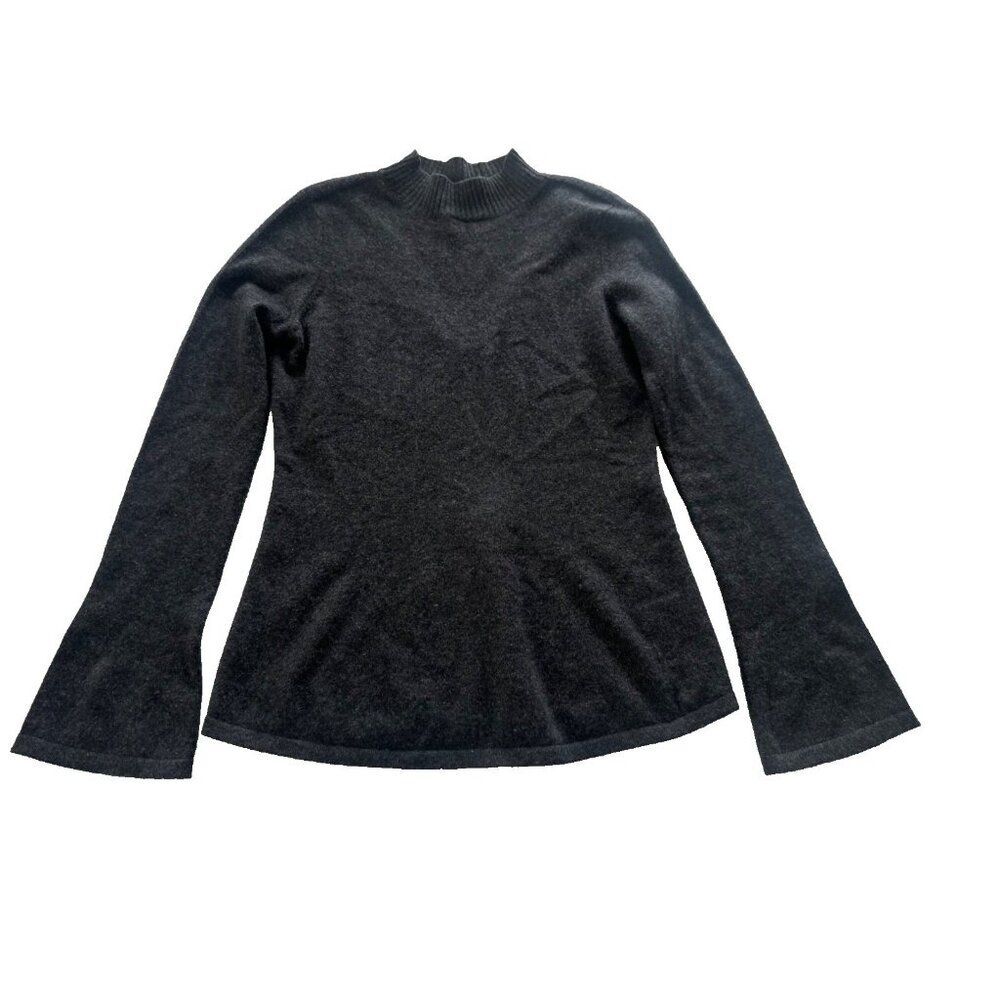 Rebecca Minkoff Women's Small Charcoal Grey Cashmere Sweater